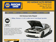 Tablet Screenshot of 3rdavenueautorepair.com